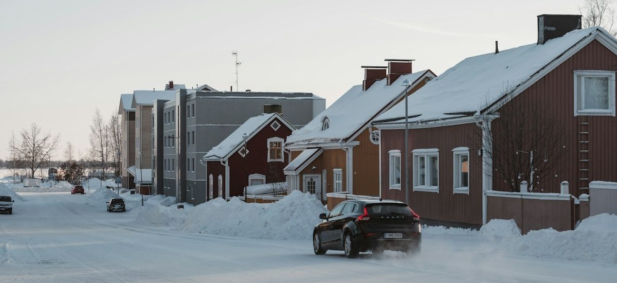 Snowy Street Scene
